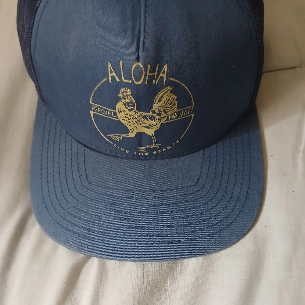 Aloha Blue and Gold Party Hat